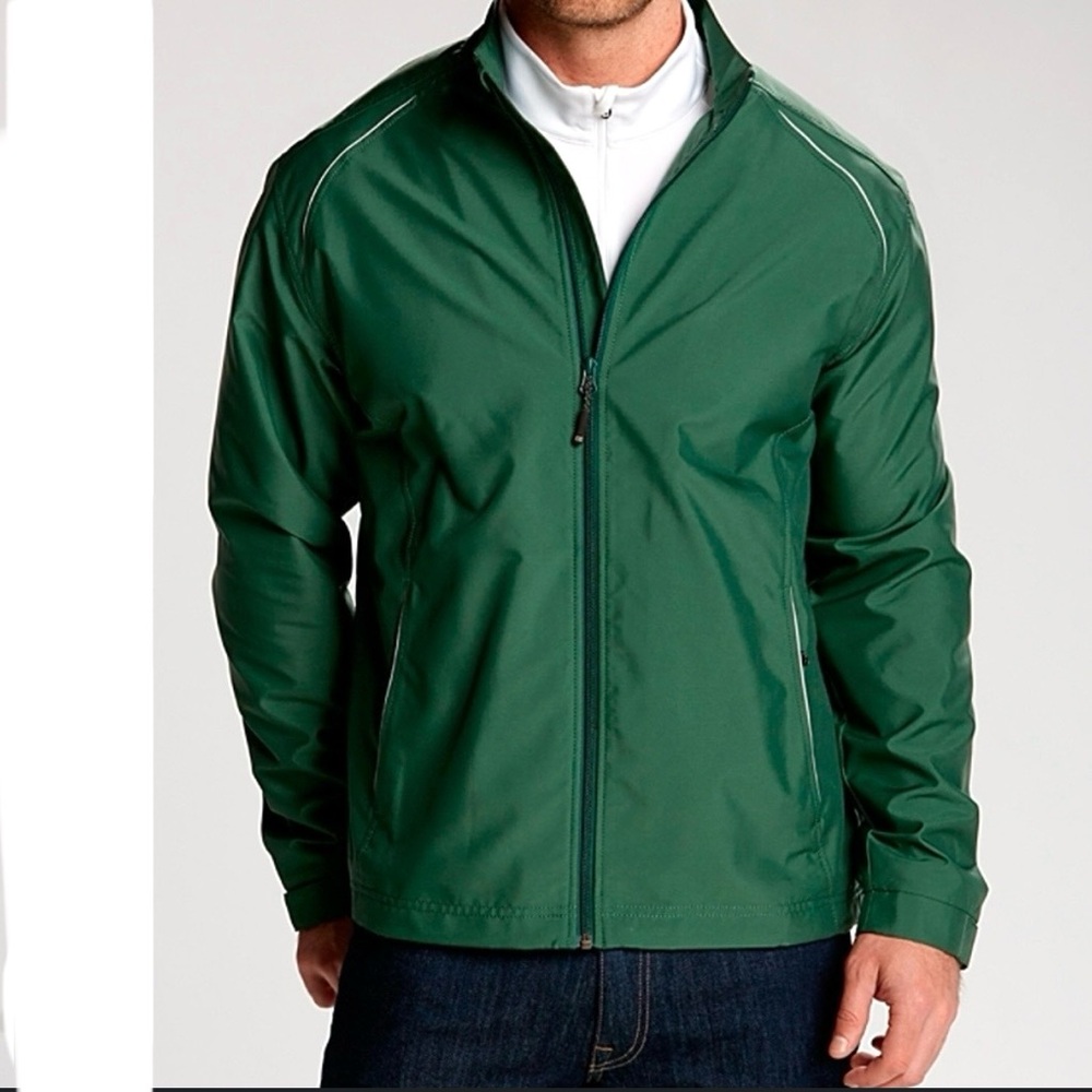 Cutter & Buck WeatherTec Green Jacket, L NWT